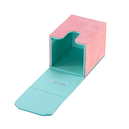 Color-Block Pu Deck Box Mint Green with 1 Divider