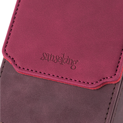 Color-Block Pu Deck Box Red with 1 Divider