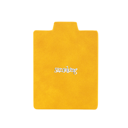 Color-Block Pu Deck Box Yellow with 1 Divider