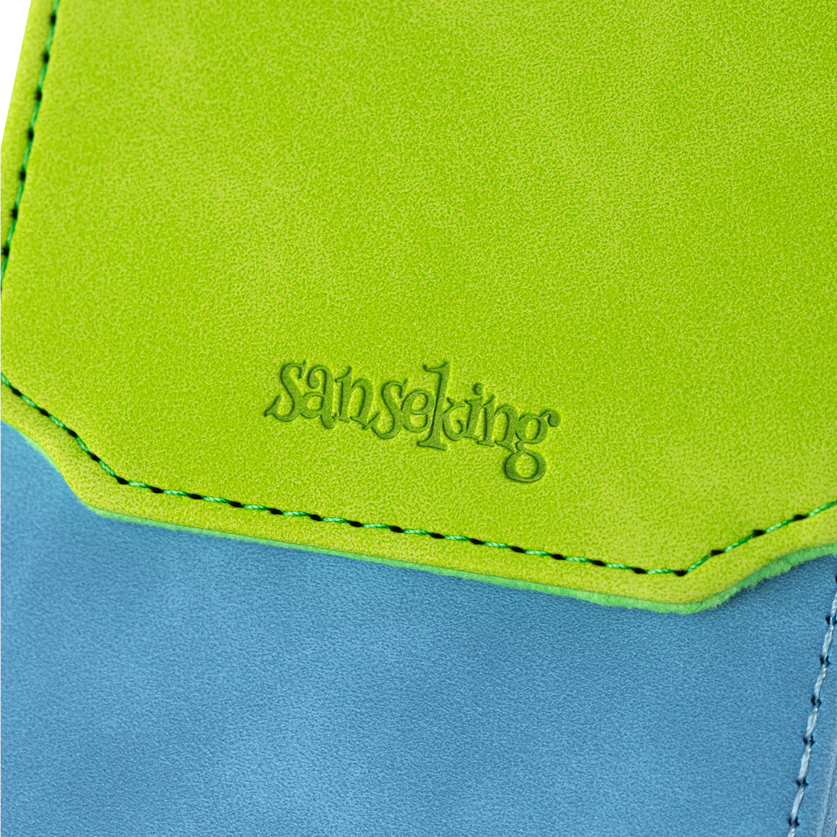 Color-Block Pu Deck Box Green with 1 Divider