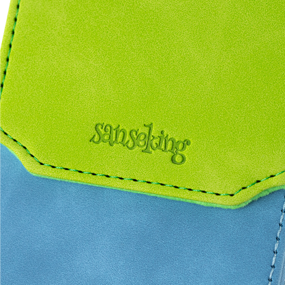 Color-Block Pu Deck Box Green with 1 Divider