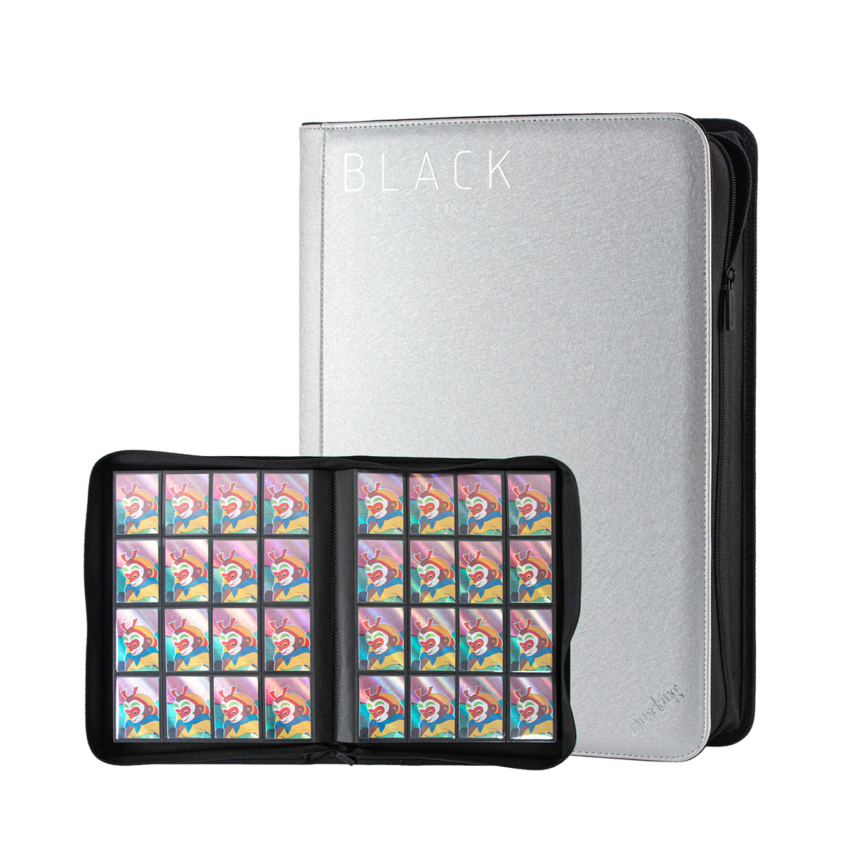 16-Pocket Premium Zip Binder - 1088 Pockets (Silver)