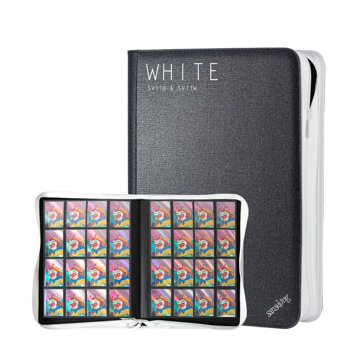 16-Pocket Premium Zip Binder - 1088 Pockets (Black)
