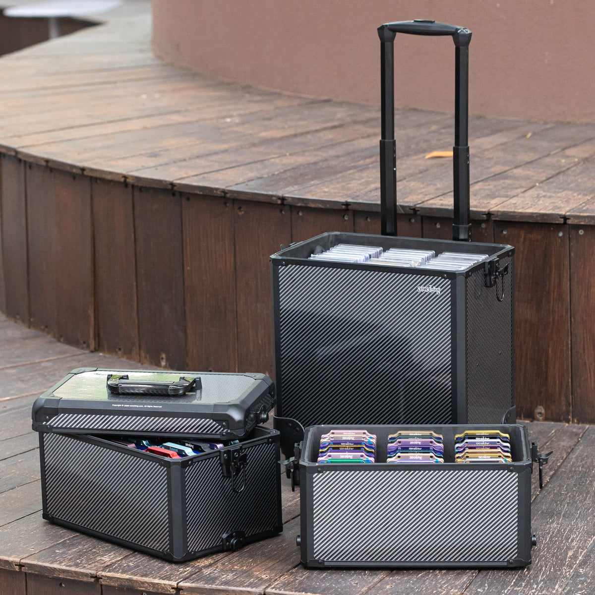 ExpoRoller 4-Tier Graded Card Display Trolley Case
