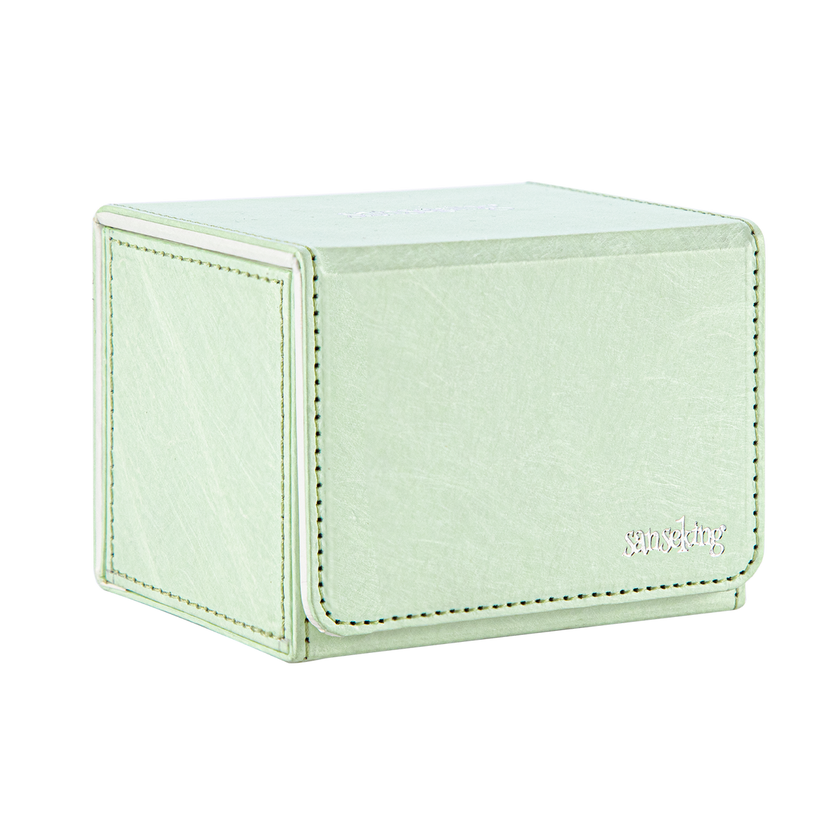 TCG Deck Box Fits 100+ yvek®  (Horizontal, Mint Green)