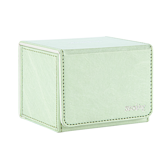 TCG Deck Box Fits 100+ yvek®  (Horizontal, Mint Green)