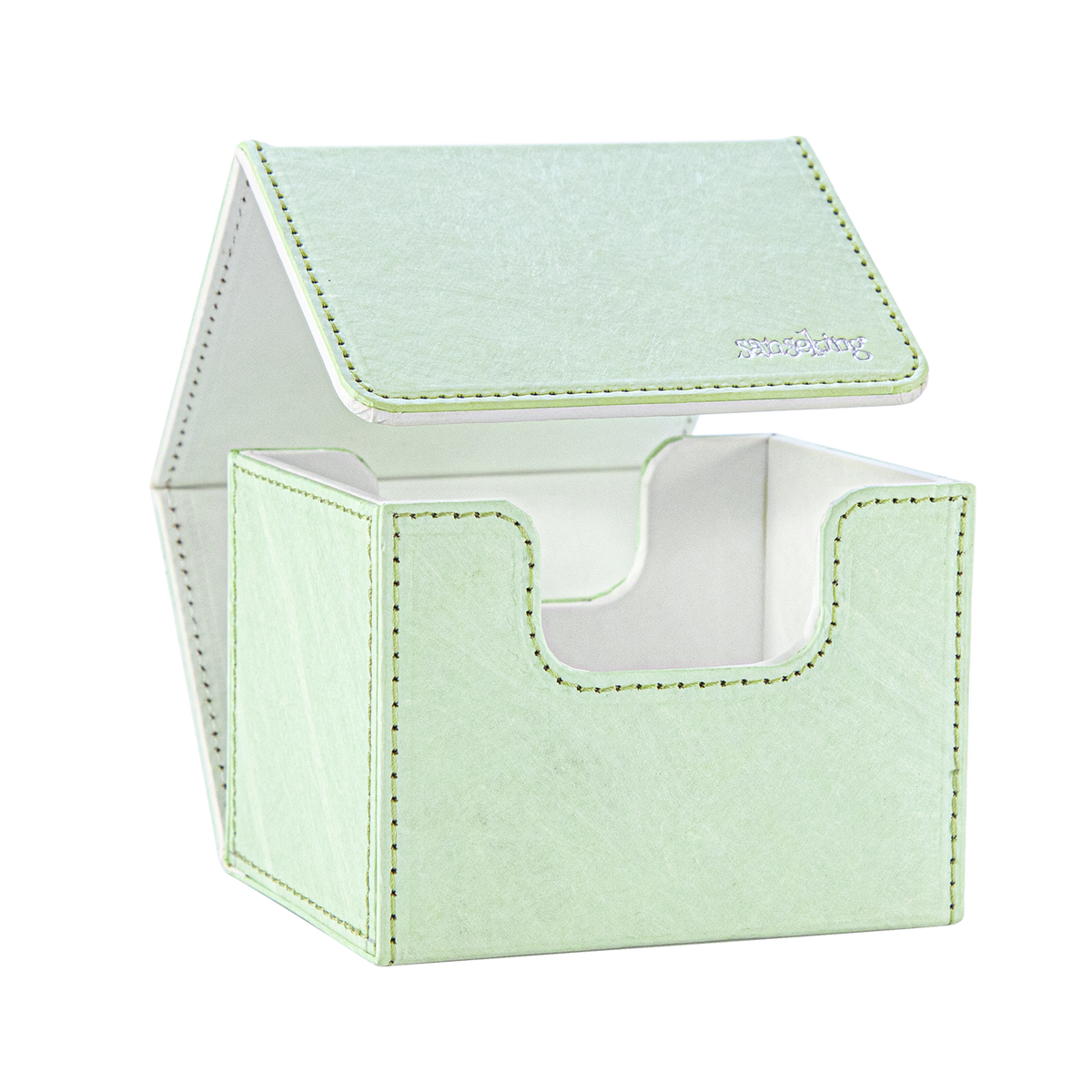 TCG Deck Box Fits 100+ yvek®  (Horizontal, Mint Green)