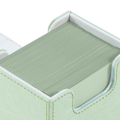 TCG Deck Box Fits 100+ yvek®  (Horizontal, Mint Green)