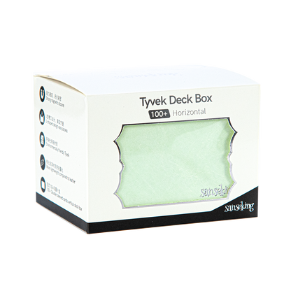 TCG Deck Box Fits 100+ yvek®  (Horizontal, Mint Green)