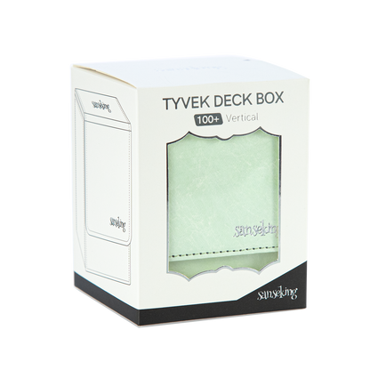 TCG Deck Box Fits 100+ yvek® (Vertical, Mint Green)
