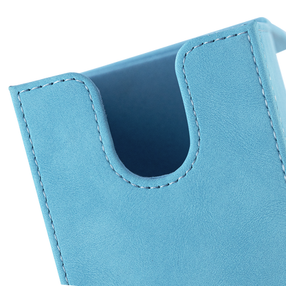 Leather Deck Box for TCG (Vertical,Sky Blue)