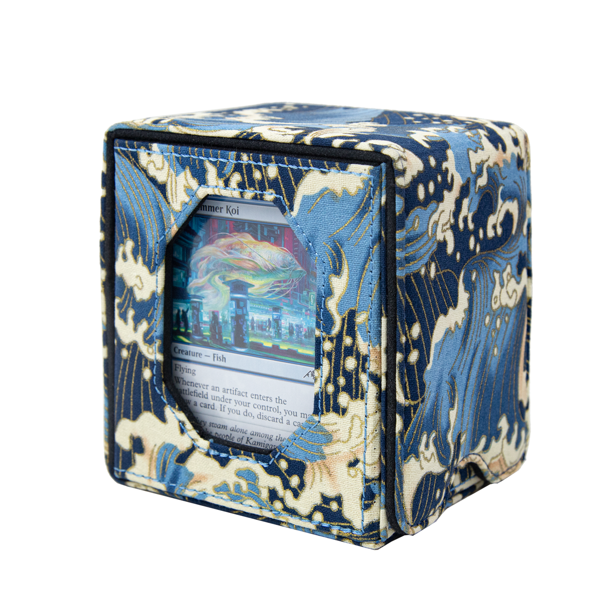 Satin Deck Box Fits 100+DND (Blue)