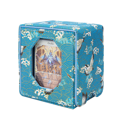 Satin Deck Box Fits 100+ (Light Blue)