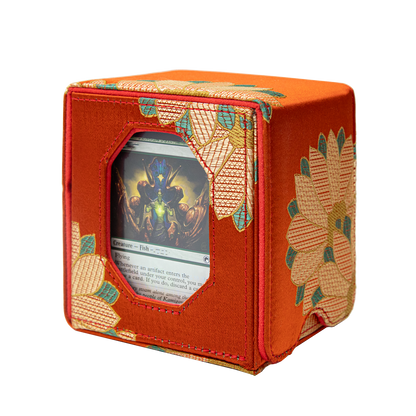 Satin Deck Box Fits 100+ (Orange)