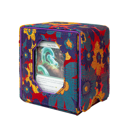 Satin Deck Box Fits 100+ (Purple)