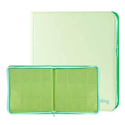 AXIS-06 4/9/12-Pocket Green Trading Card Binder