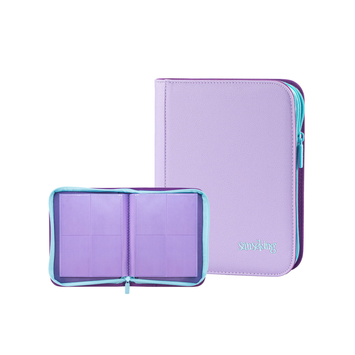 AXIS-06 4/9/12-Pocket Purple Trading Card Binder