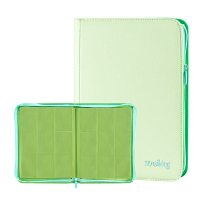 AXIS-06 4/9/12-Pocket Green Trading Card Binder