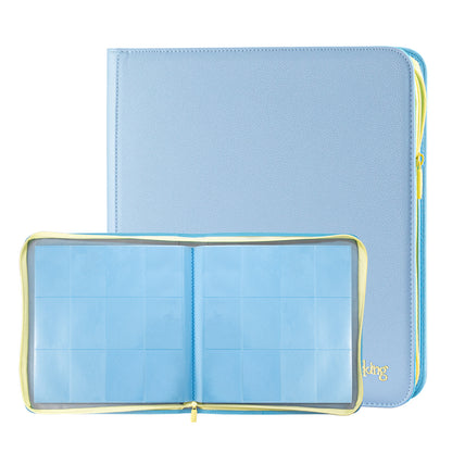 AXIS-06 4/9/12-Pocket Blue Trading Card Binder