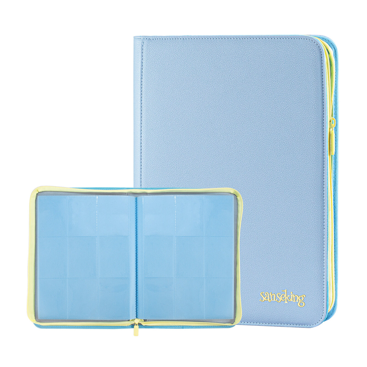 AXIS-06 4/9/12-Pocket Blue Trading Card Binder