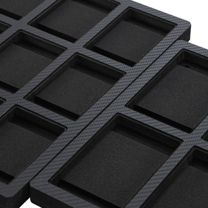 Carbon Fiber Finish Card Display Frame – 4 & 9 Slots