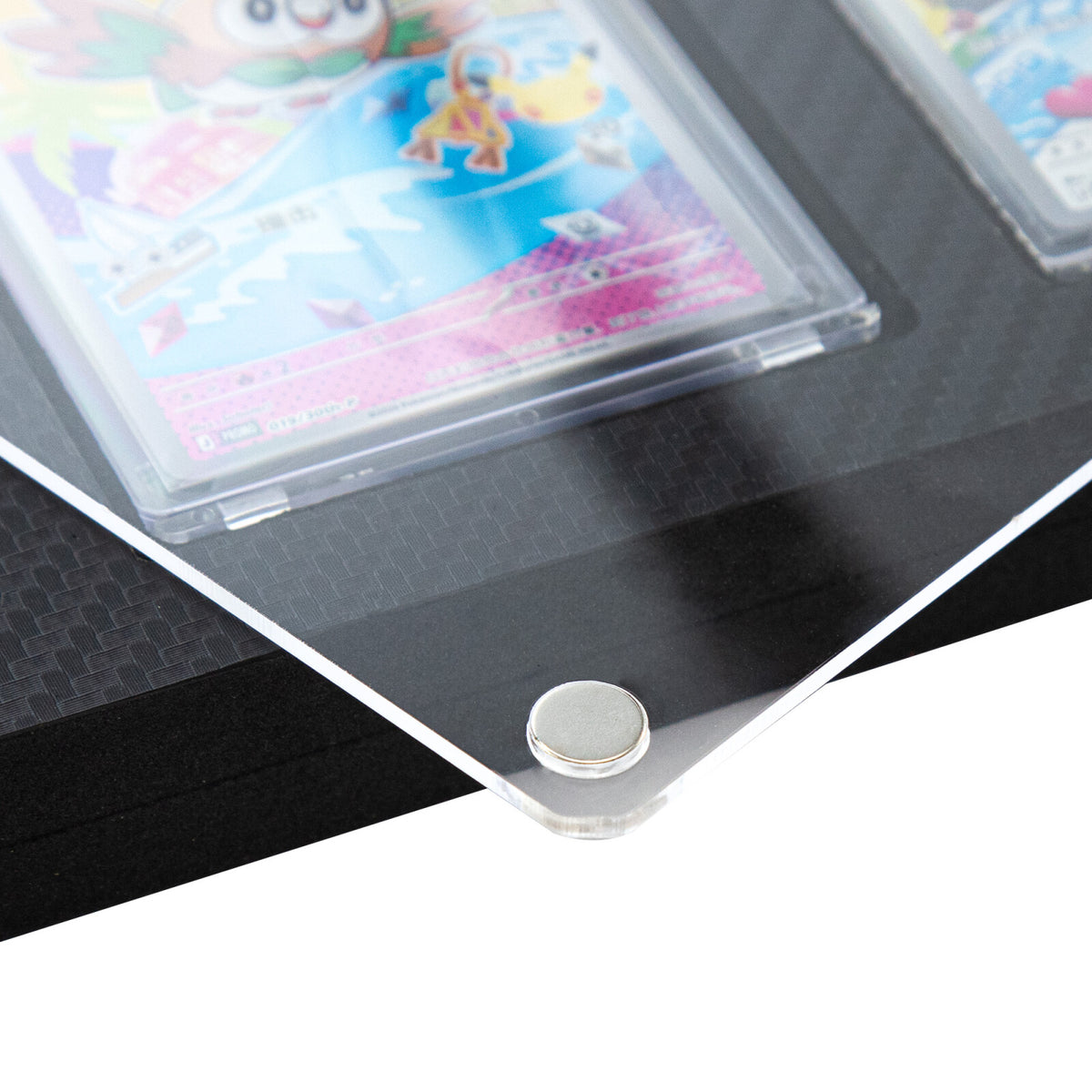 Carbon Fiber Finish Card Display Frame – 4 & 9 Slots