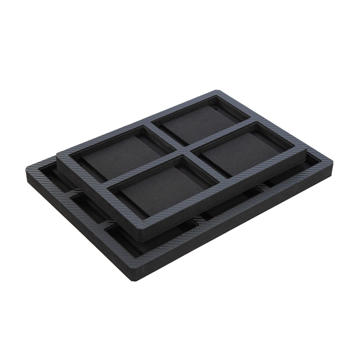 Carbon Fiber Finish Card Display Frame – 4 & 9 Slots