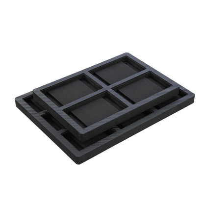 Carbon Fiber Finish Card Display Frame – 4 & 9 Slots