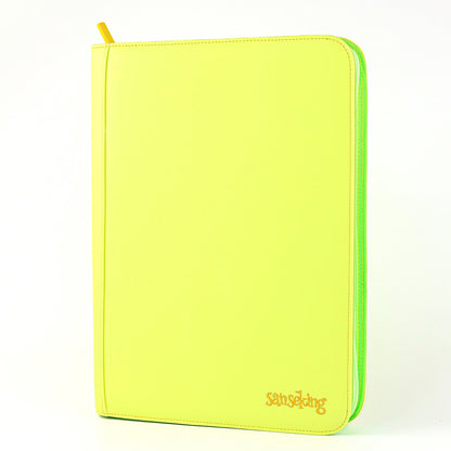 9-Pocket PU Card Binder Green