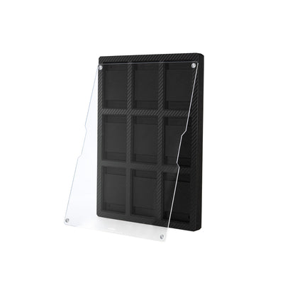 Carbon Fiber Finish Card Display Frame – 4 & 9 Slots