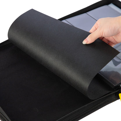 AXIS-01 4/9/12-Pocket Black Trading Card Binder