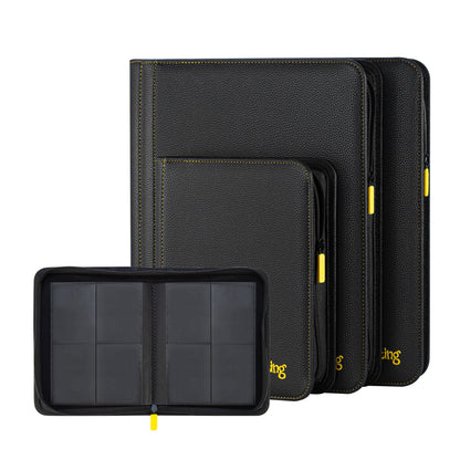 AXIS-01 4/9/12-Pocket Black Trading Card Binder