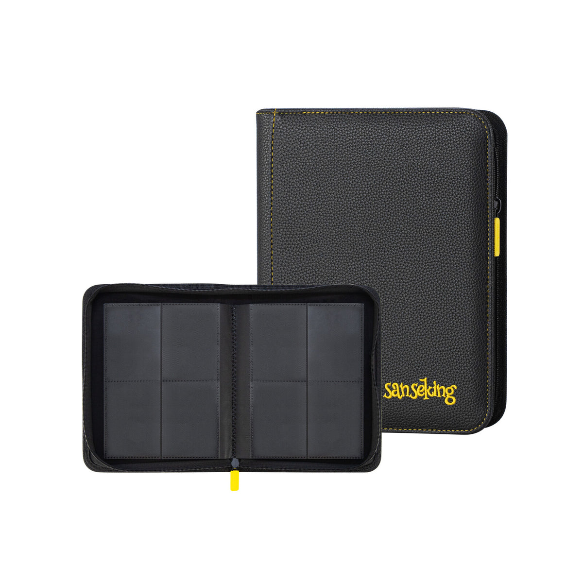 AXIS-01 4/9/12-Pocket Black Trading Card Binder