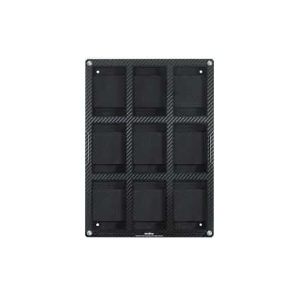 Carbon Fiber Finish Card Display Frame – 4 & 9 Slots