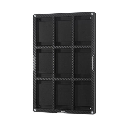 Carbon Fiber Finish Card Display Frame – 4 & 9 Slots