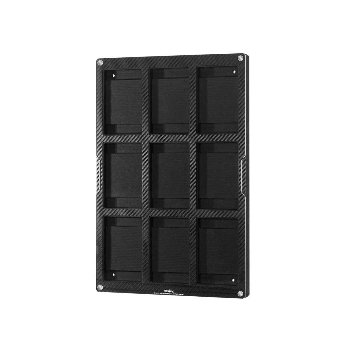 Carbon Fiber Finish Card Display Frame – 4 & 9 Slots