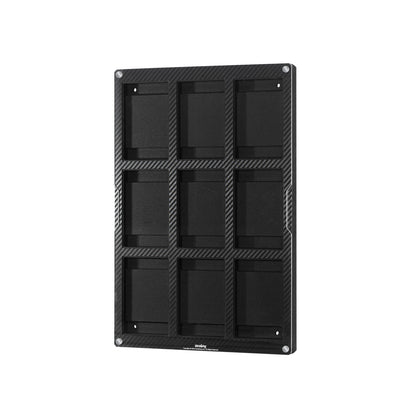 Carbon Fiber Finish Card Display Frame – 4 & 9 Slots
