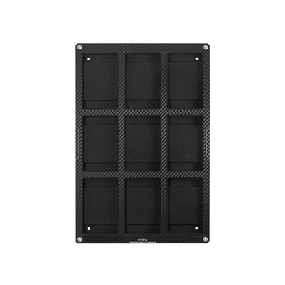 Carbon Fiber Finish Card Display Frame – 4 & 9 Slots