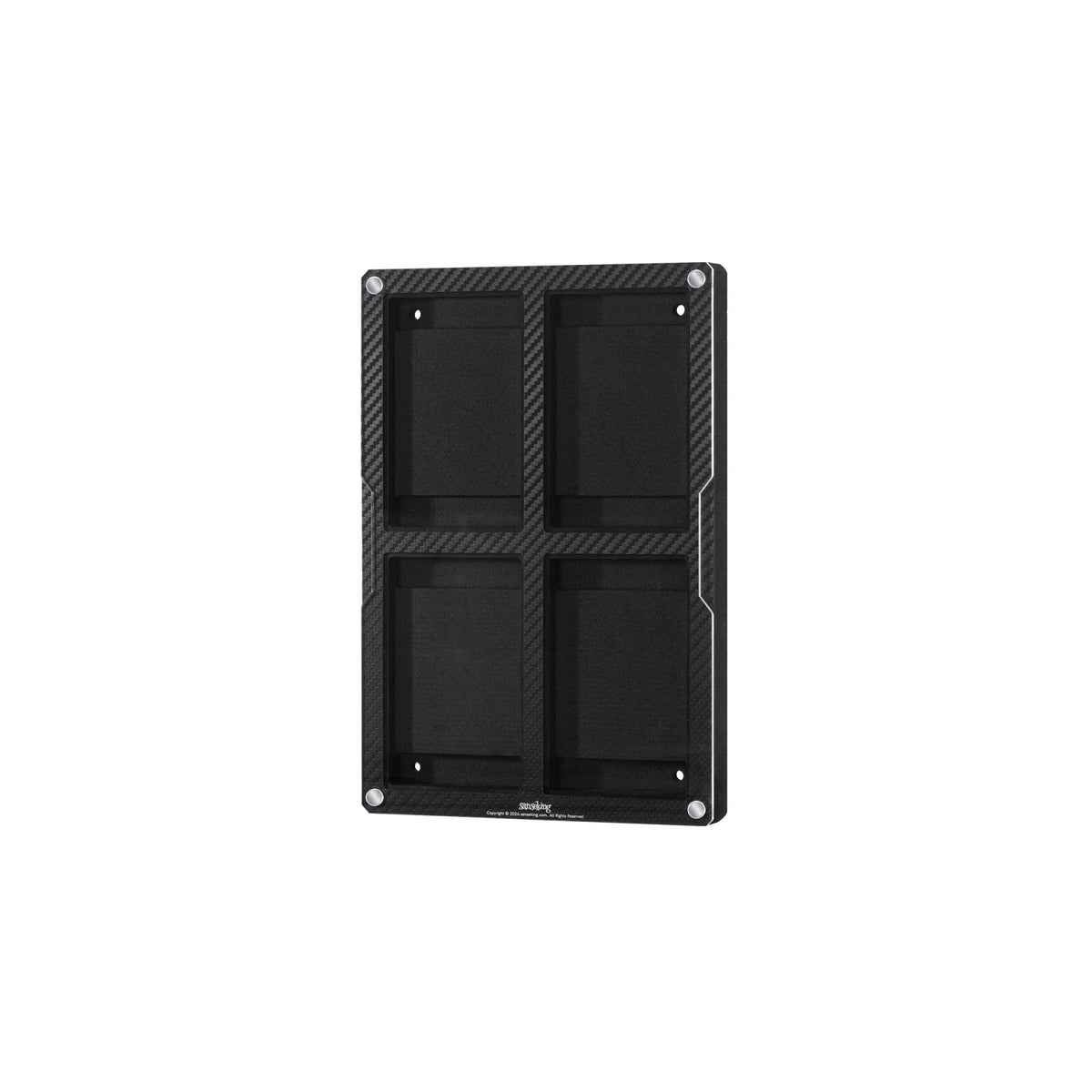 Carbon Fiber Finish Card Display Frame – 4 & 9 Slots