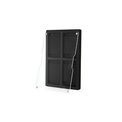 Carbon Fiber Finish Card Display Frame – 4 & 9 Slots