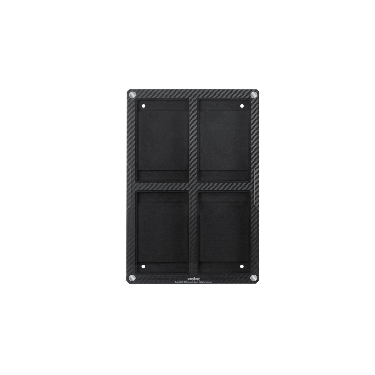 Carbon Fiber Finish Card Display Frame – 4 & 9 Slots
