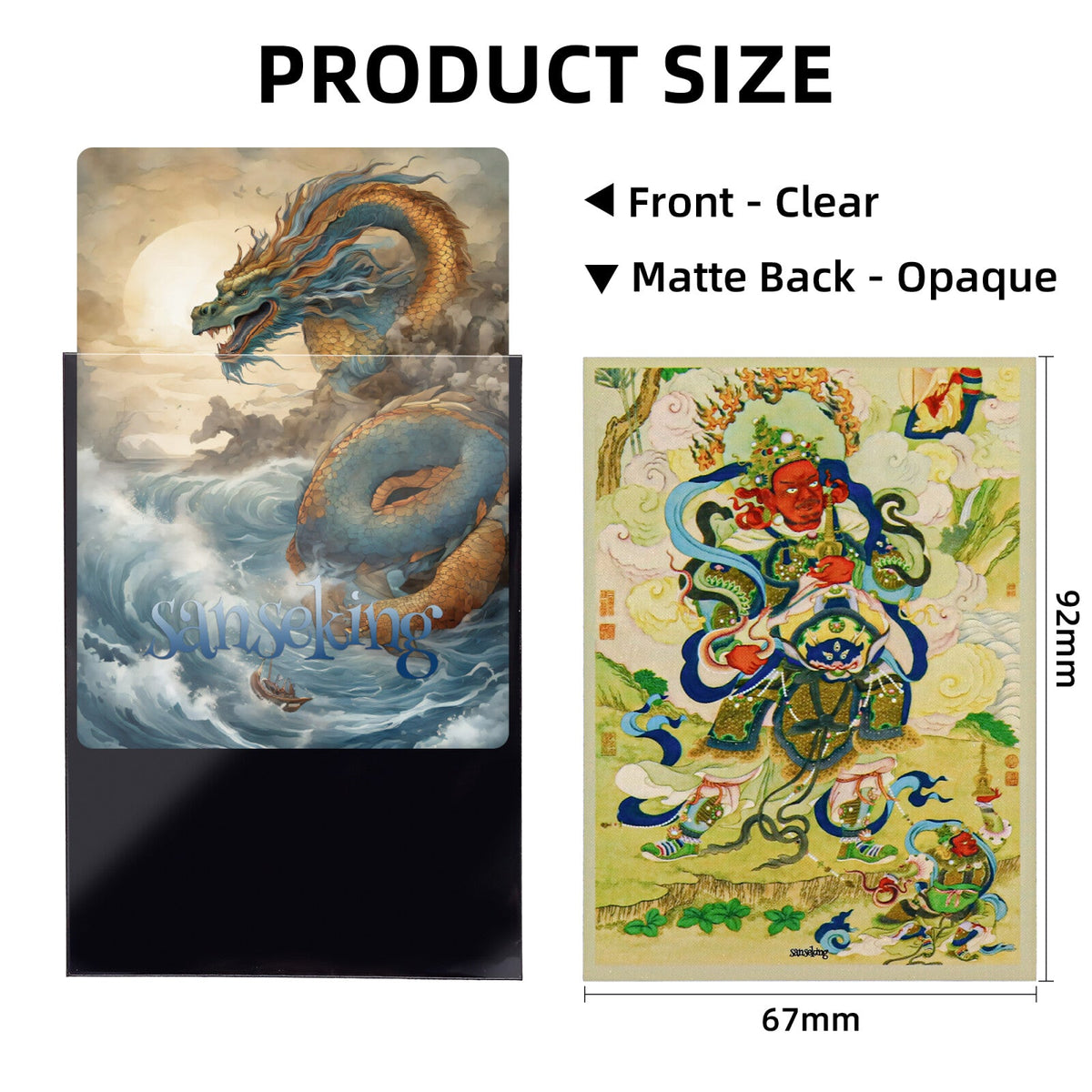 The Four Generals Of The Demon Family Card Sleeves 64pcs