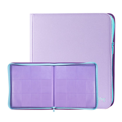 AXIS-06 4/9/12-Pocket Purple Trading Card Binder