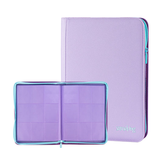 AXIS-06 4/9/12-Pocket Purple Trading Card Binder