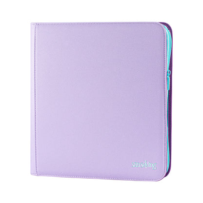 AXIS-06 4/9/12-Pocket Purple Trading Card Binder