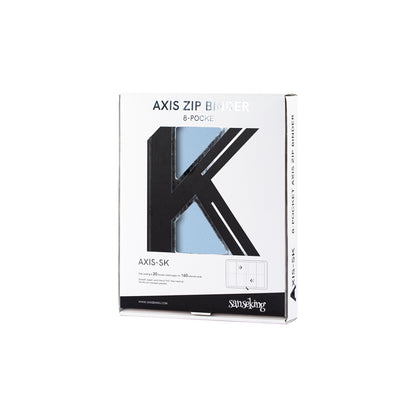 AXIS-06 4/9/12-Pocket Blue Trading Card Binder