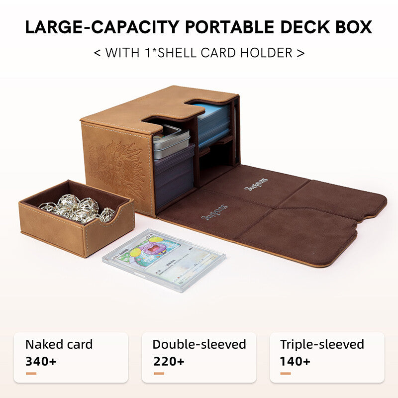 Gemini Double Opening PU Deck Box