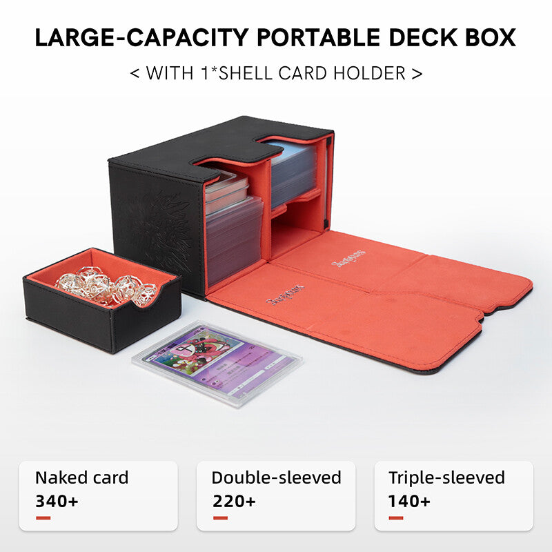 Gemini Double Opening PU Deck Box