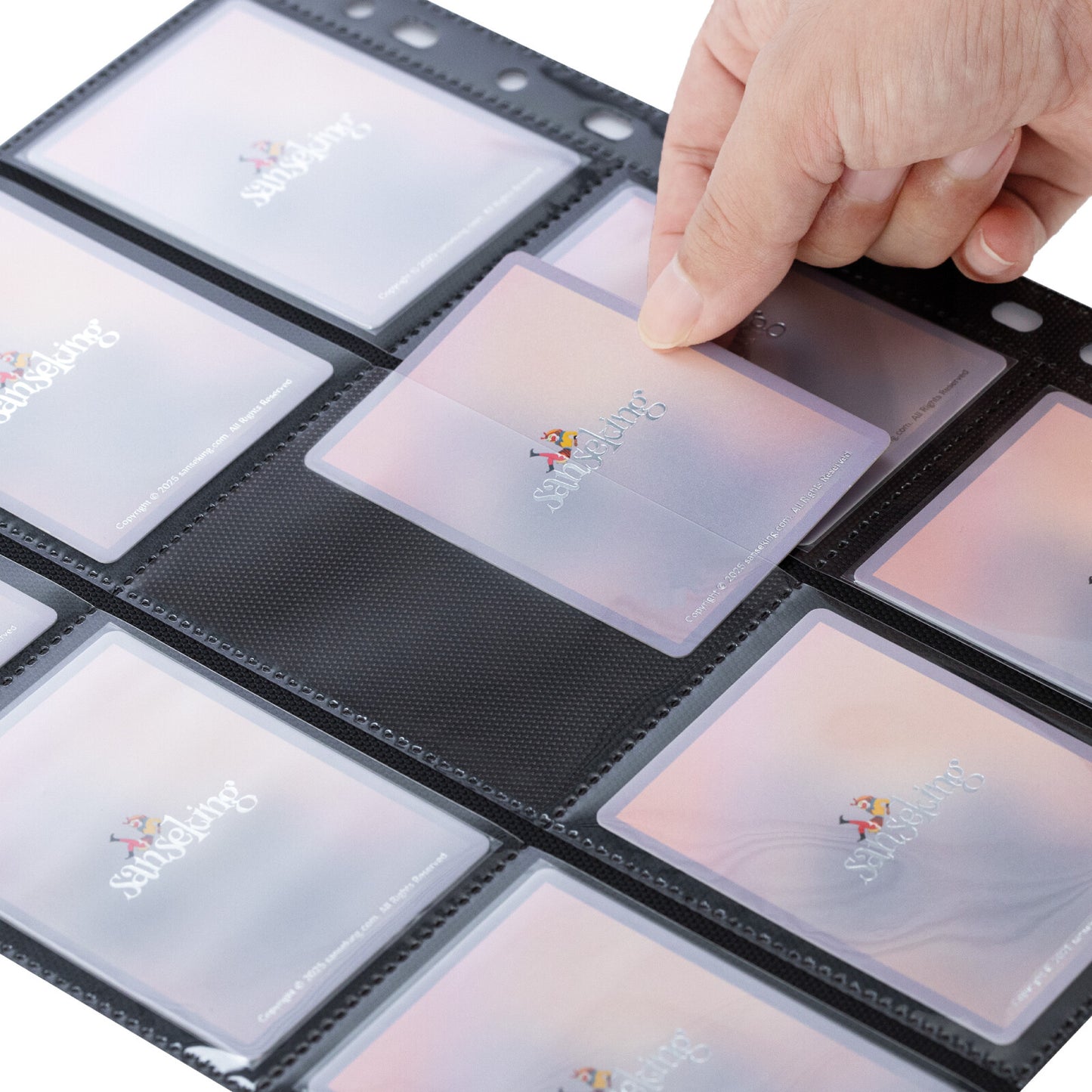 9-Pocket Side-Loading Waffle Pages – 50 Pages