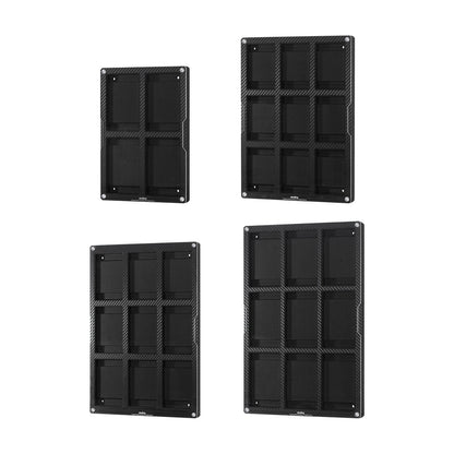 Carbon Fiber Finish Card Display Frame – 4 & 9 Slots